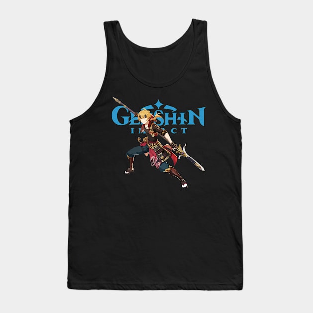 Genshin Impact Thoma Tank Top by Rendigart